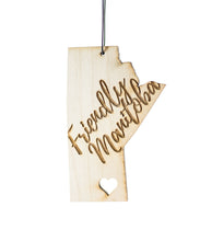 Friendly Manitoba Heart – Rescentable Wood Car Air Freshener