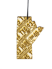 Manitoba License Plate – Rescentable Wood Car Air Freshener