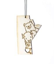 Animals Manitoba Heart – Rescentable Wood Car Air Freshener