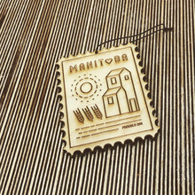 Manitoba Stamp – Rescentable Wood Car Air Freshener